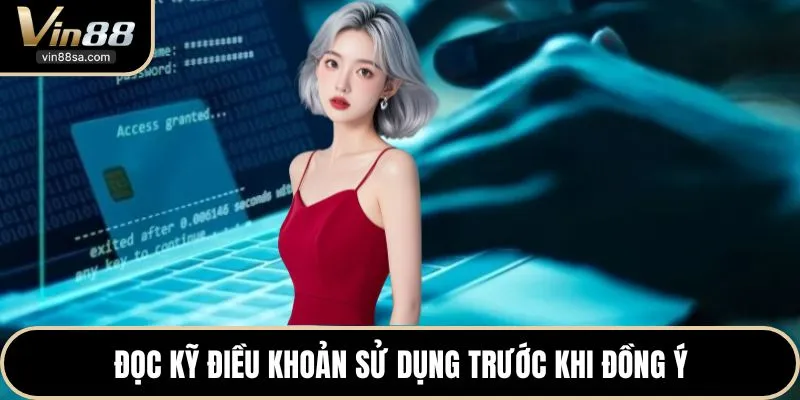 Đọc kỹ điều khoản sử dụng trước khi đồng ý