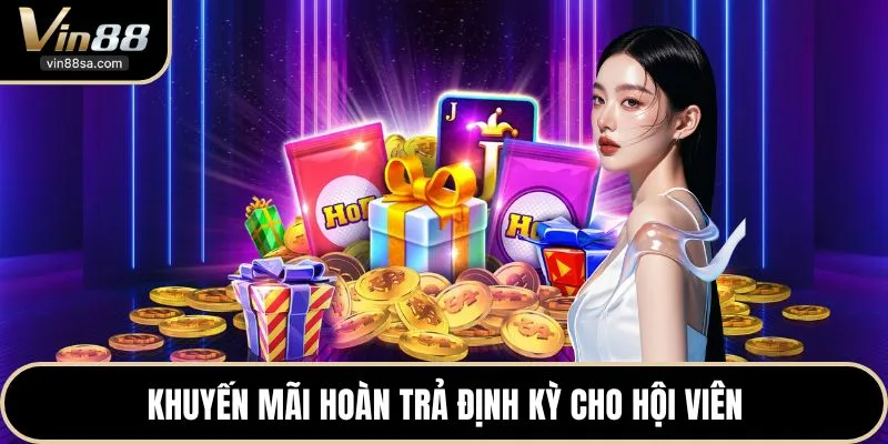 Khuyến mãi hoàn trả định kỳ cho hội viên