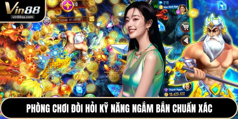 Phòng chơi đòi hỏi kỹ năng ngắm bắn chuẩn xác