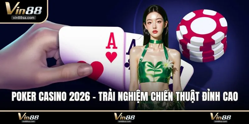 Poker Casino 2026 – Trải Nghiệm Chiến Thuật Đỉnh Cao