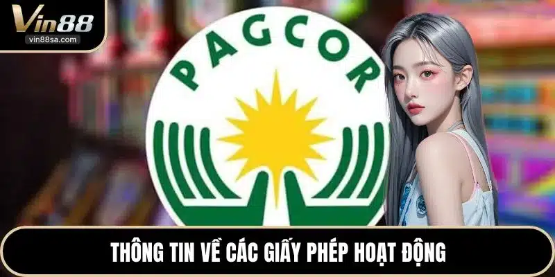 Thông tin về các giấy phép hoạt động