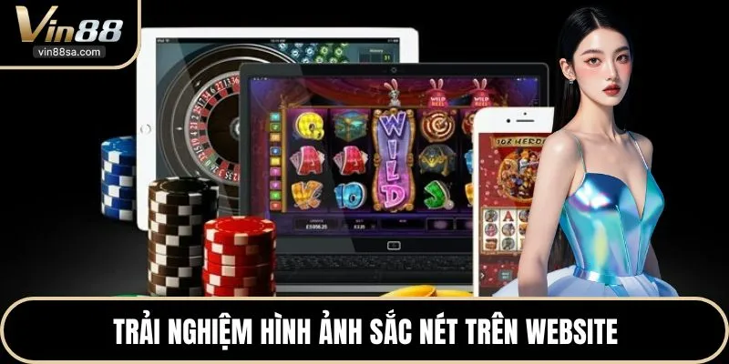 Trải nghiệm hình ảnh sắc nét trên website