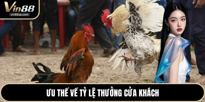 Ưu thế về tỷ lệ thưởng cửa khách